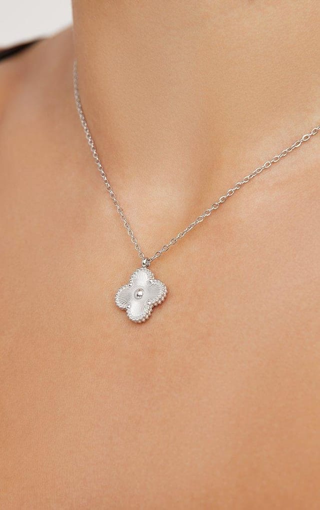 EGO Chain Detail Necklace In Silver, Women's Size UK One Size - 2