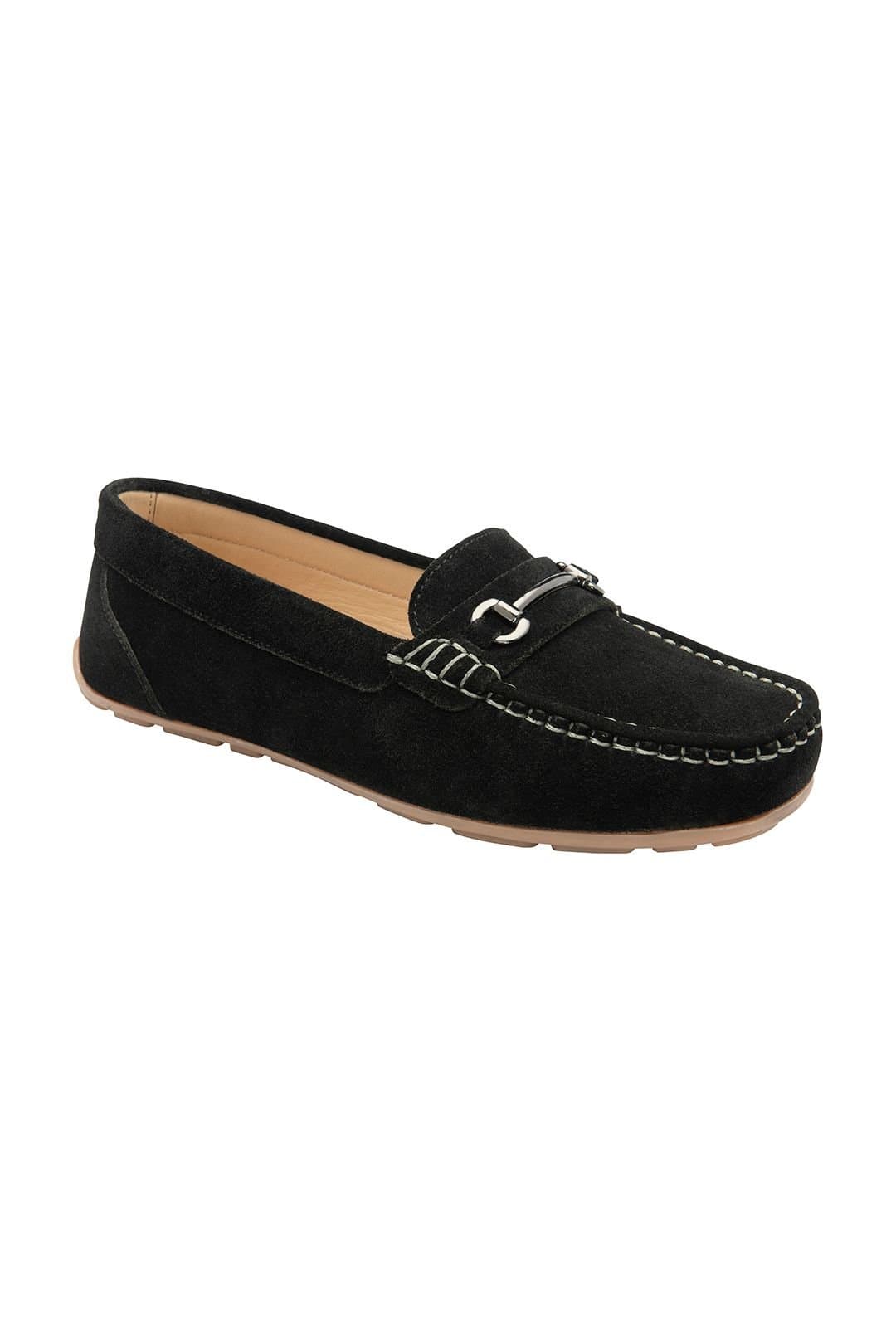 Ravel Ravel Women's 'Dutton' Suede Flat Loafers in Black