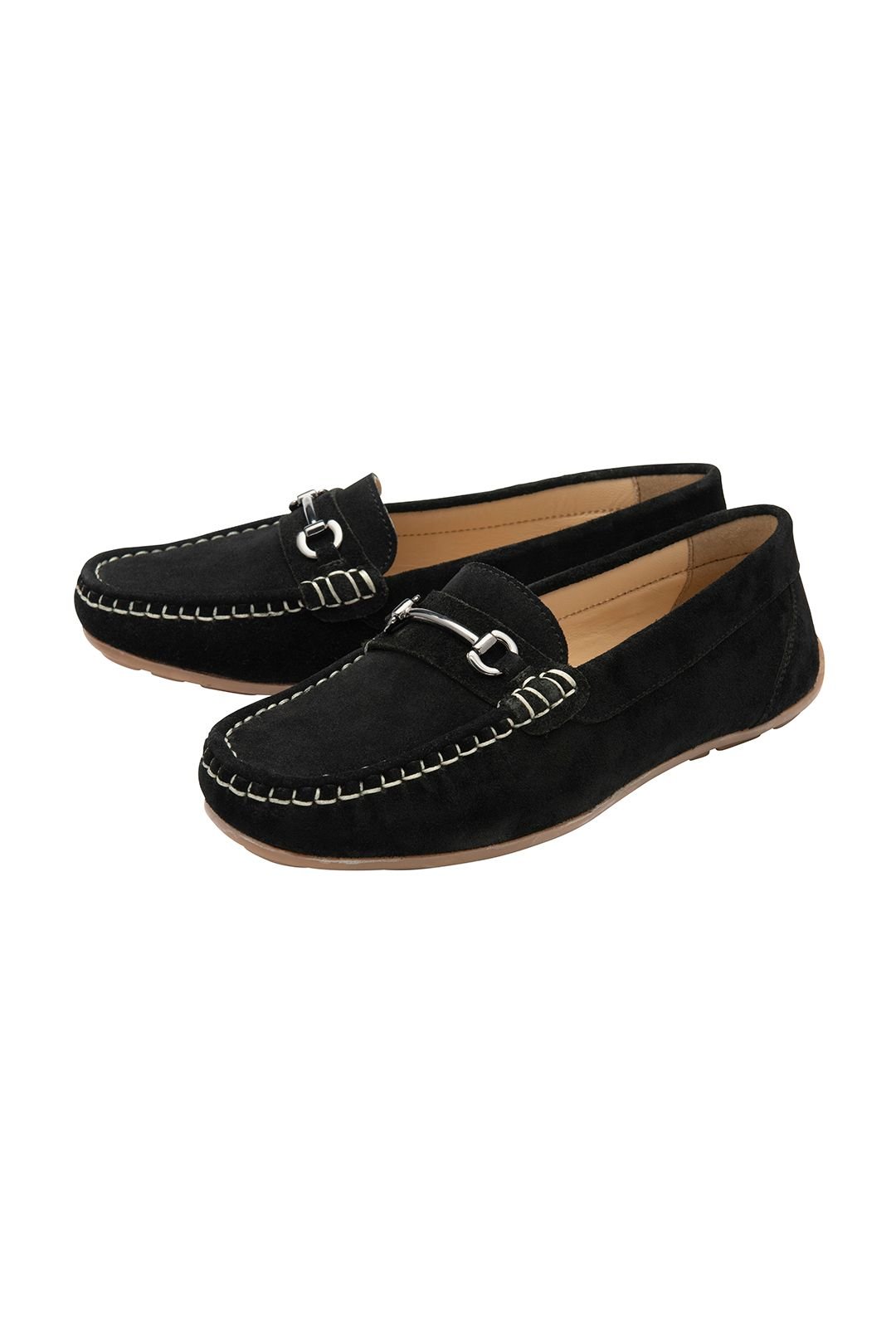 Ravel Ravel Women's 'Dutton' Suede Flat Loafers in Black - 2