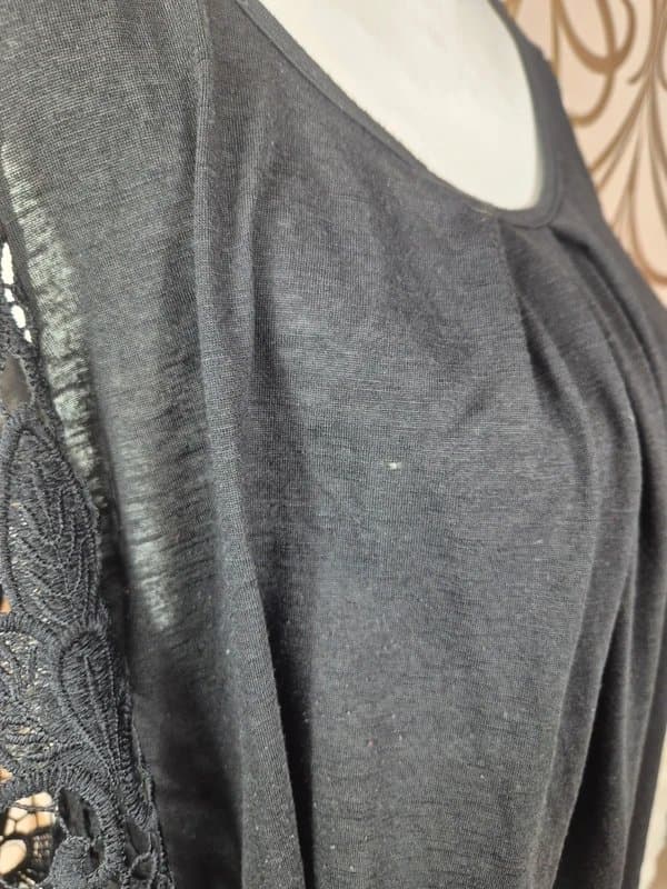 Shein Crochet lace style cold shoulder top size 20