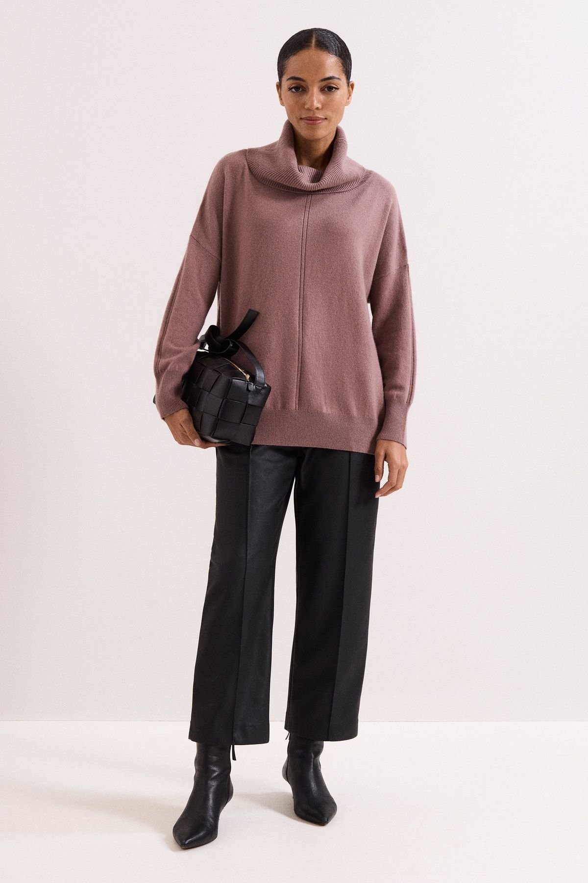 Phase Eight Phase Eight Women's Louanna Jumper in Dark Brown - 3