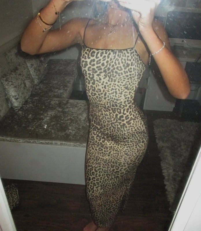 Bershka Leopard Print Dress - 1