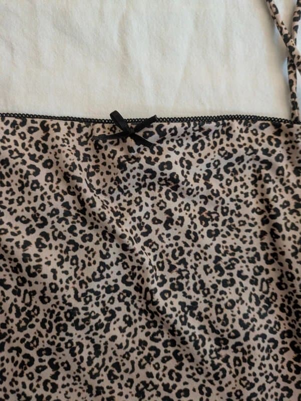 Bershka leopard print top