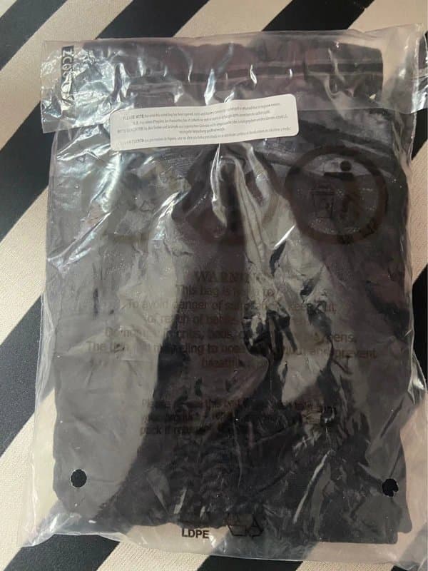 ASOS Asos black cross cross hold ups. One size. Brand new & sealed.