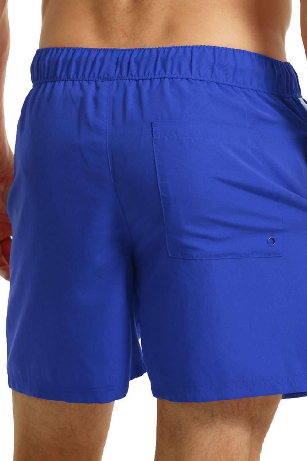 RIPT Essentials RIPT Essentials Men's Vertical Stripe Swim Shorts in Blue - 3