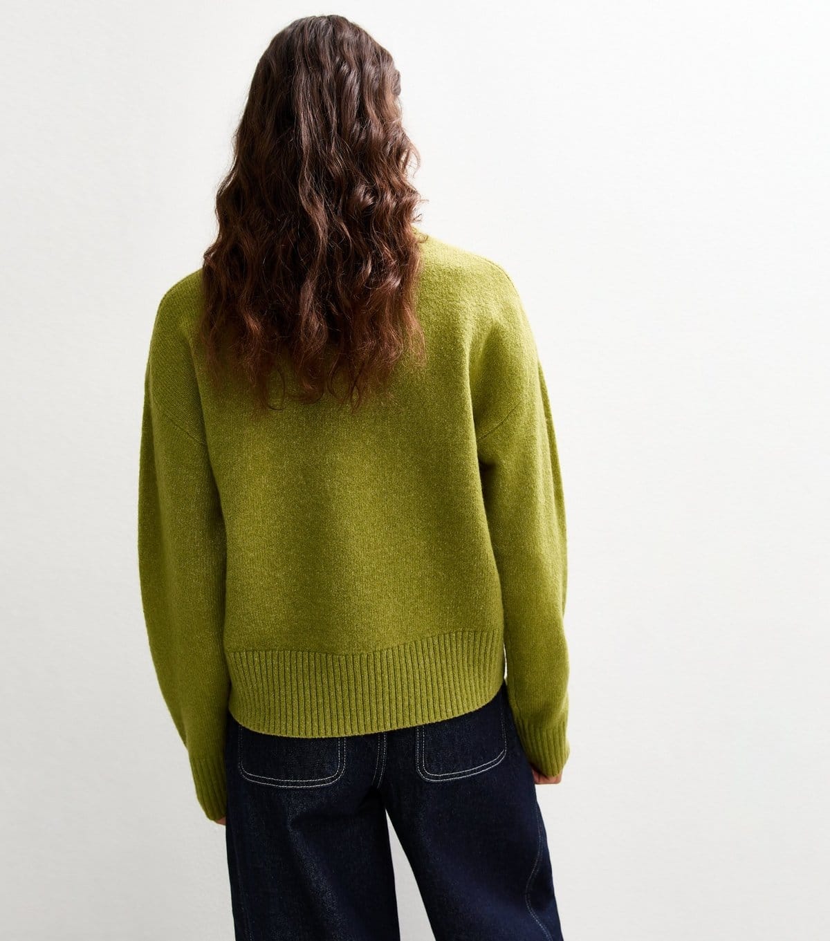 New Look Women's Green Crew Neck Jumper New Look - 4