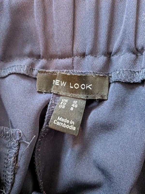New Look New Look Navy Work Trousers size 12