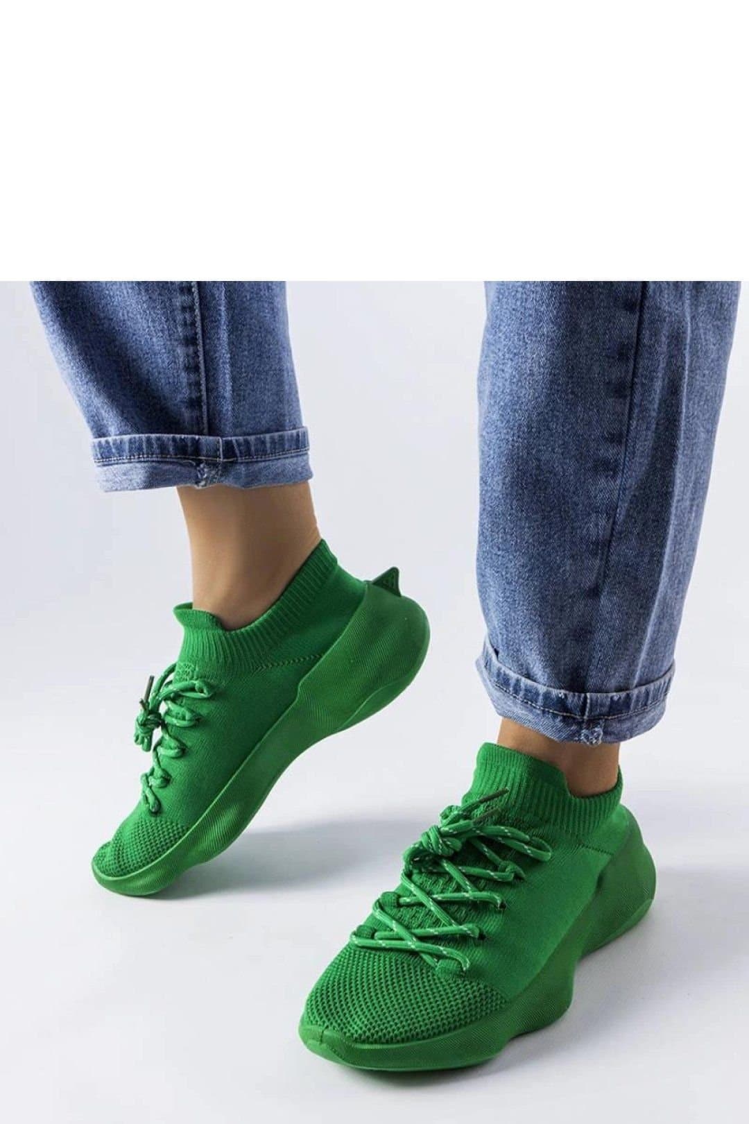 Love Lace Love Lace Green Breathable Cote Sport Sneakers