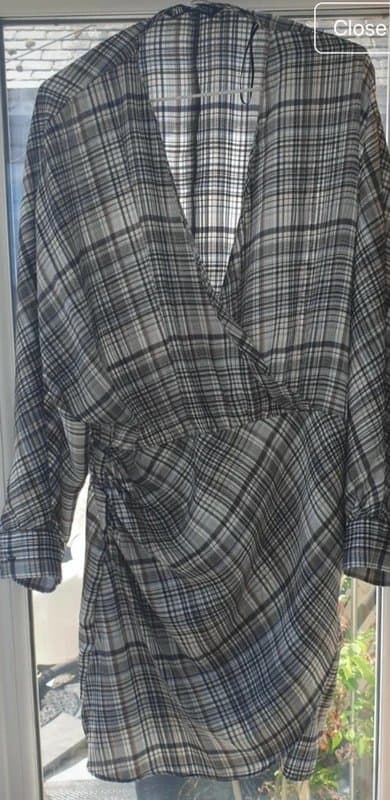 Zara Zara xl shirt dress wrap mini dress christmas new years cocktail night out