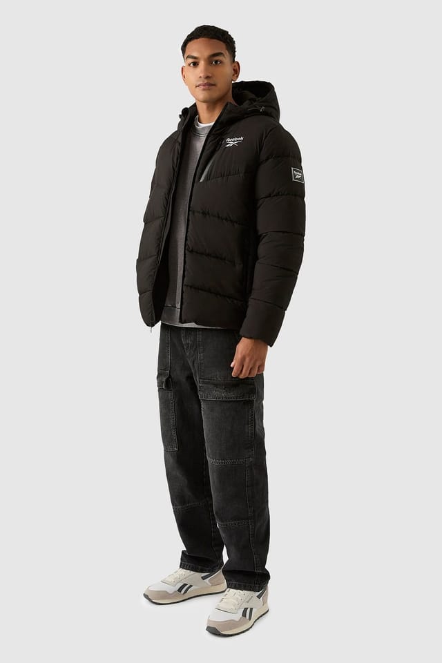 Reebok Reebok Men's Stretch Puffer Jacket in Black - 3