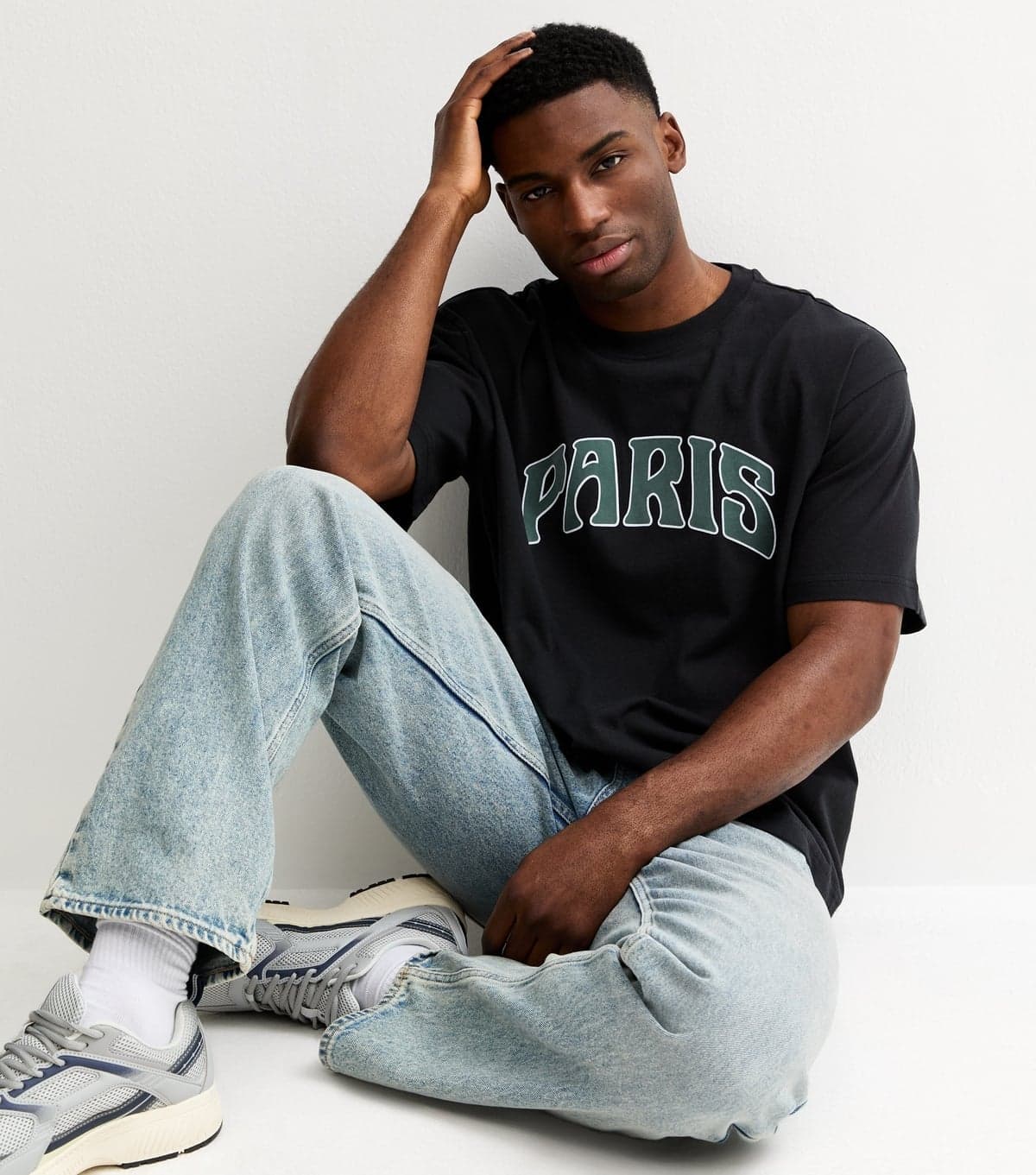 Only and Sons Men's Black Paris Short Sleeve Top Only and Sons New Look