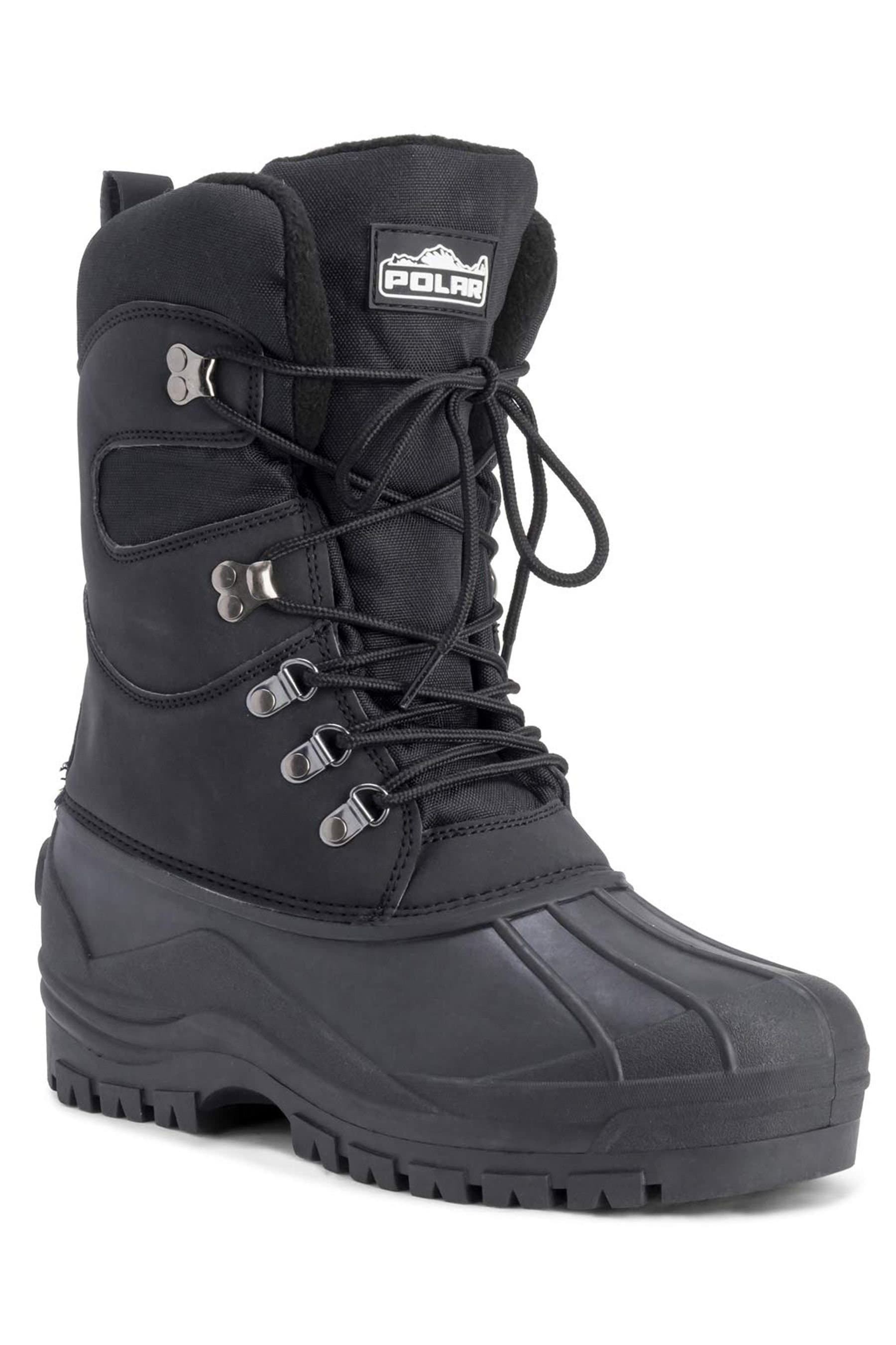 Viva Viva Men's Polar Waterproof Winter Boots - Black