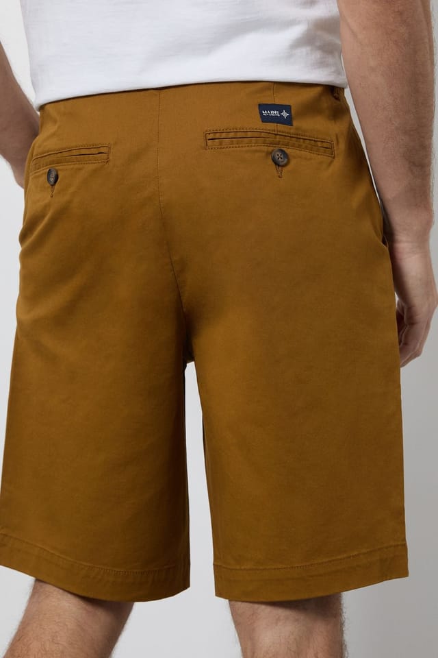 Maine Maine Men's Tobacco Premium Chino Shorts - 2