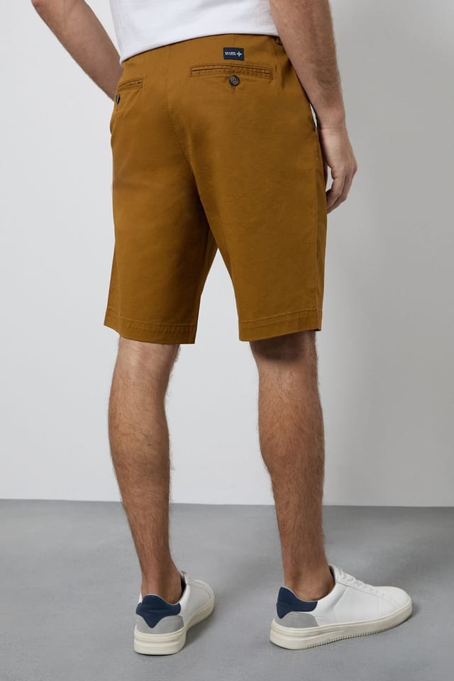 Maine Maine Men's Tobacco Premium Chino Shorts - 3
