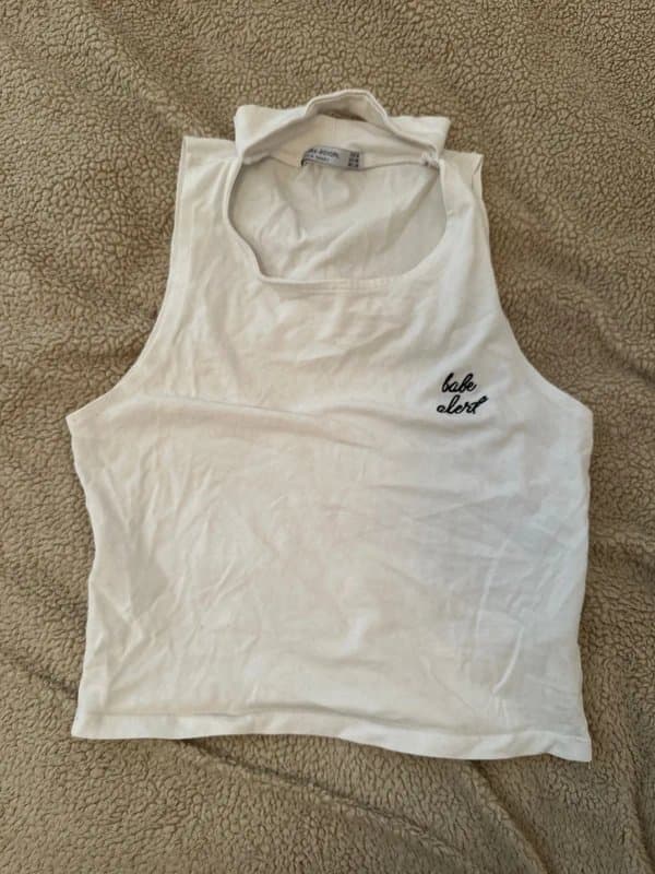 Bershka White Bershka cami, M / 38 / 10