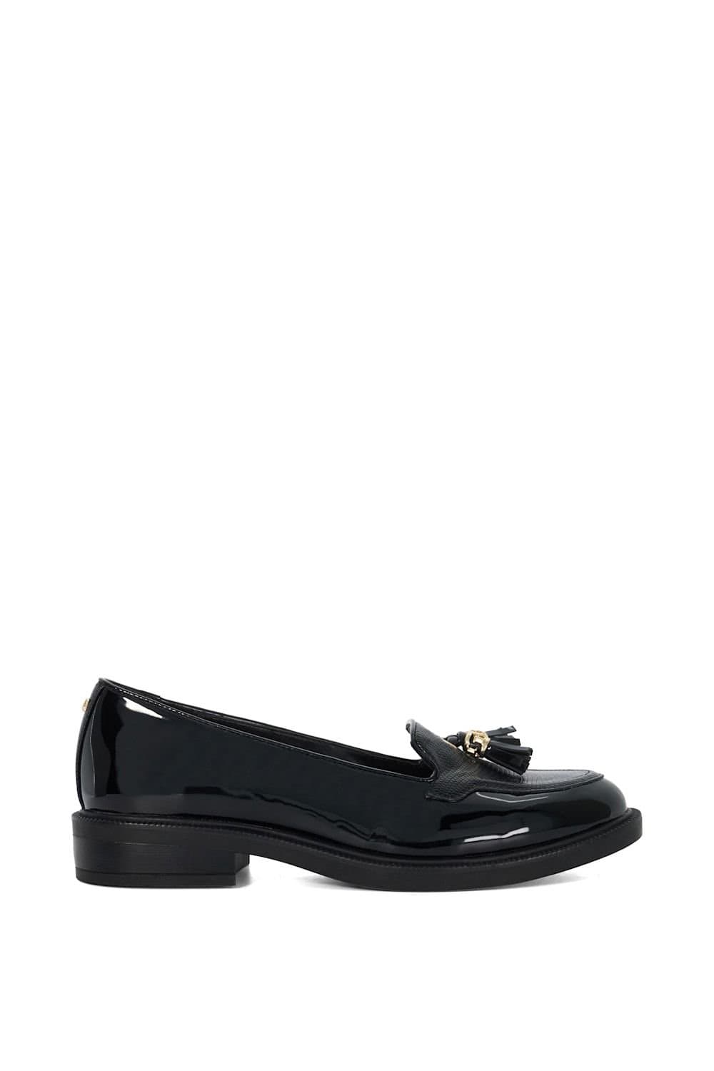 Dune London Dune London Women's Wide Fit 'Grape' Loafers in Black