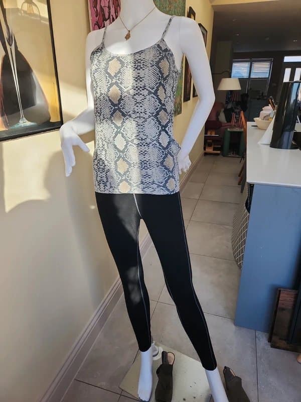 Zara Snakeskin camisole top
