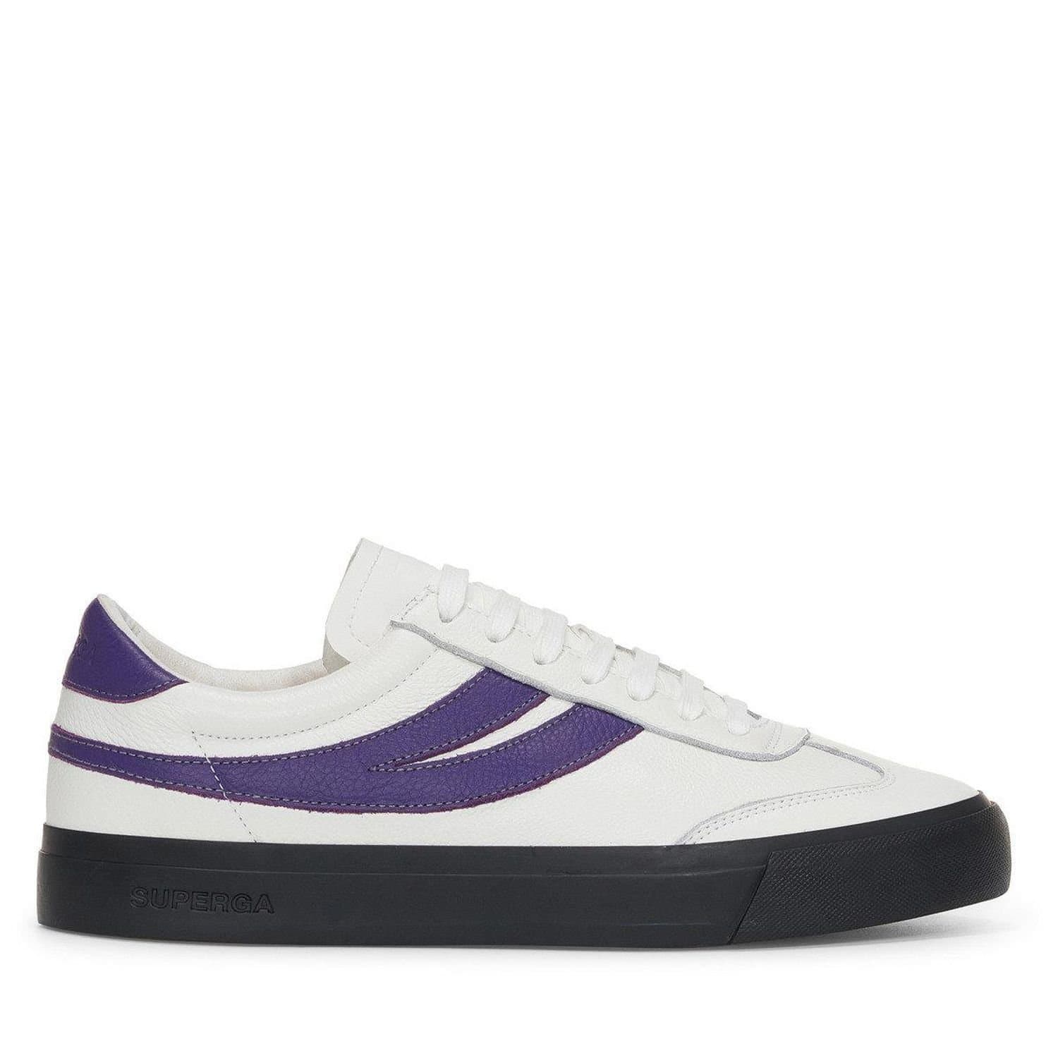 Superga Superga Men's Off-White Leather Trainers