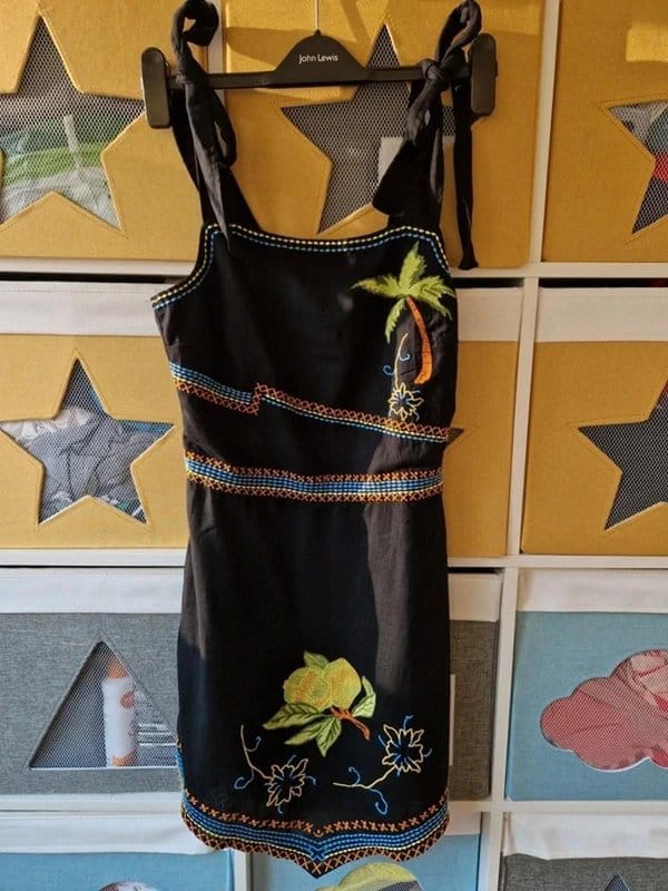 Never Fully Dressed Never fully dressed women's Black Corfu Mini Dress size 8 BNWT - 1