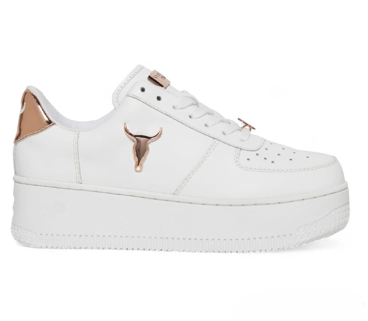 Windsor Smith Windsor Smith Women's Chunky Leather Sneakers - Rich in White - 1