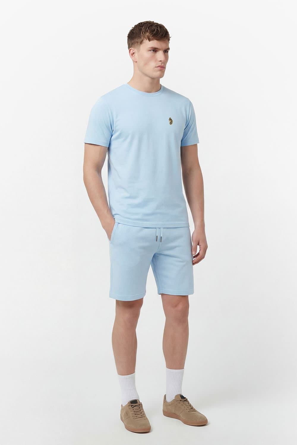 Luke 1977 Luke 1977 Men's Traff T-Shirt & Short Set in Light Blue