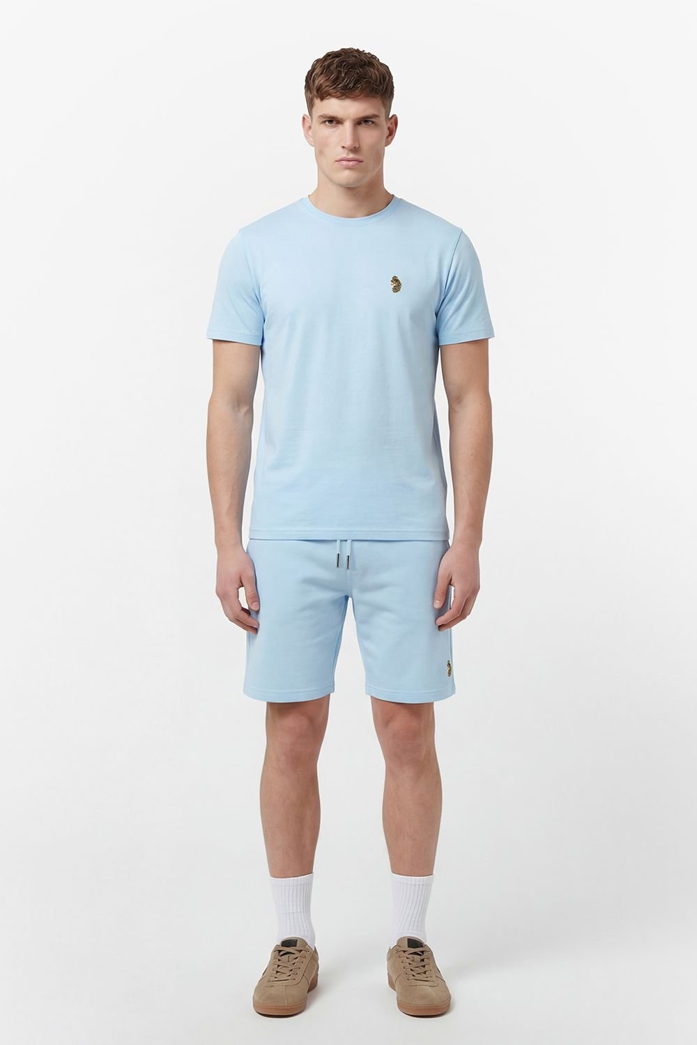 Luke 1977 Luke 1977 Men's Traff T-Shirt & Short Set in Light Blue - 2