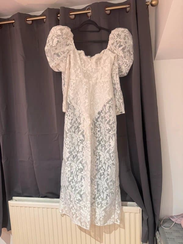 ASOS ASOS luxe white jumpsuit