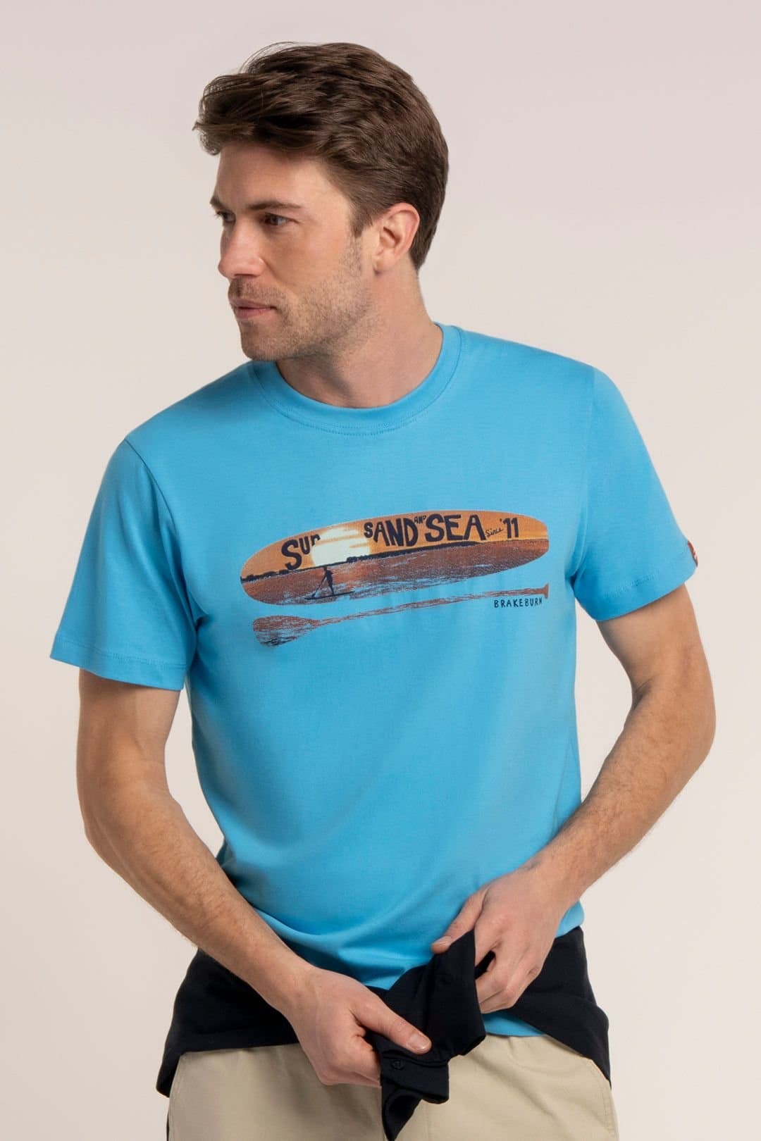 Brakeburn Brakeburn Men's RATHEN T-SHIRT in Blue