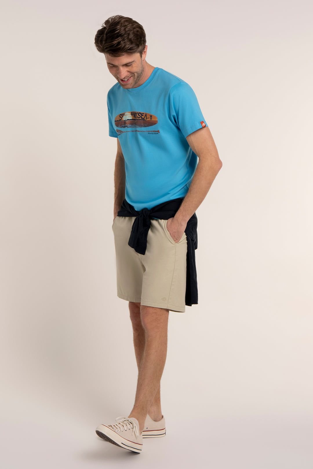 Brakeburn Brakeburn Men's RATHEN T-SHIRT in Blue - 4