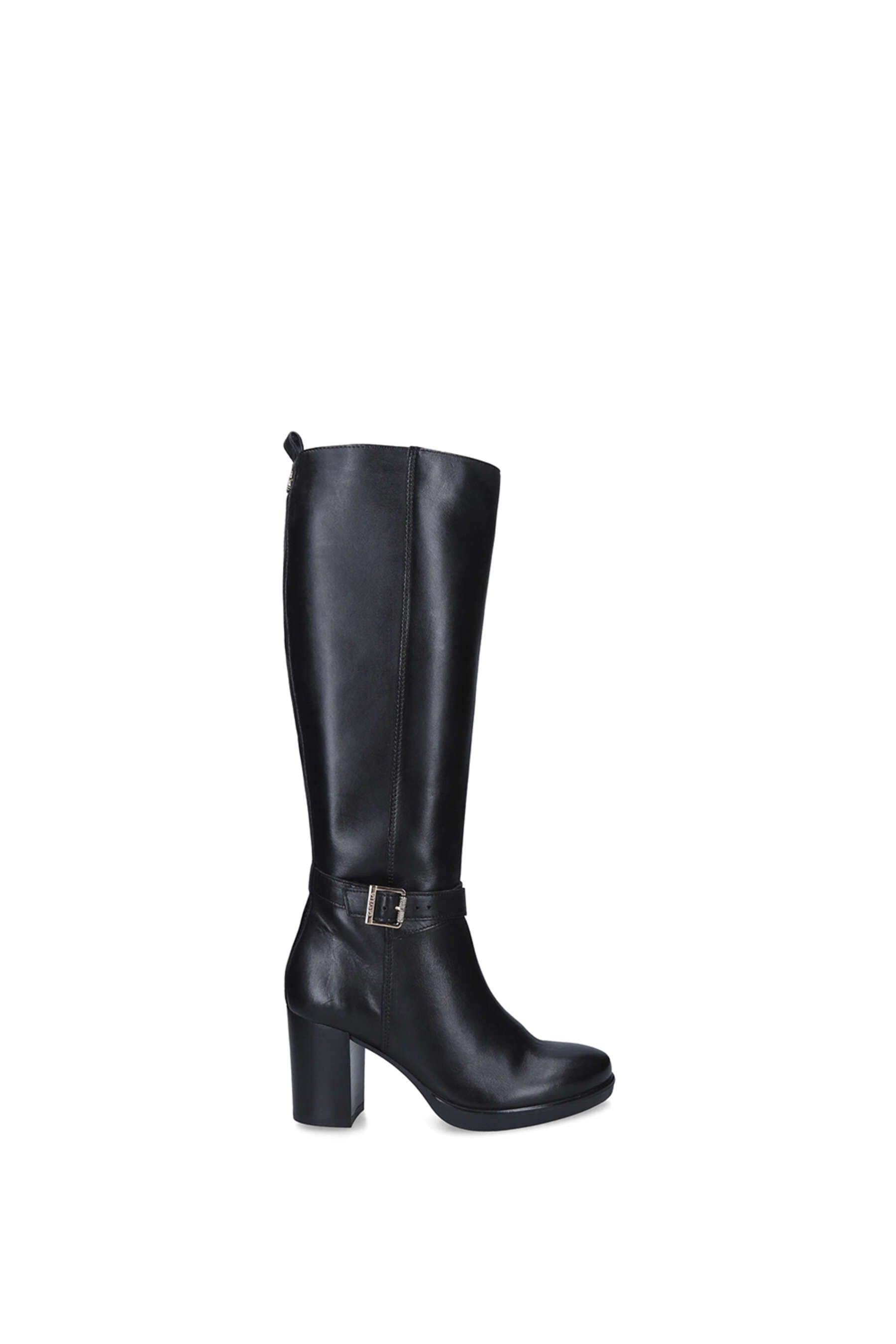 Carvela Carvela Women's 'Silver 2 Knee High' Leather Boots in Black