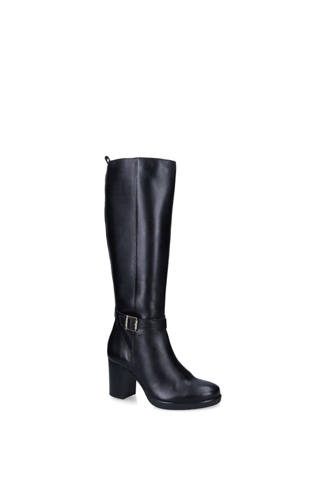 Carvela Carvela Women's 'Silver 2 Knee High' Leather Boots in Black - 2