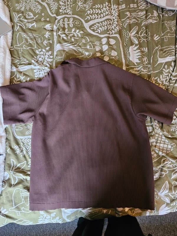 ASOS Design Brown V shirt