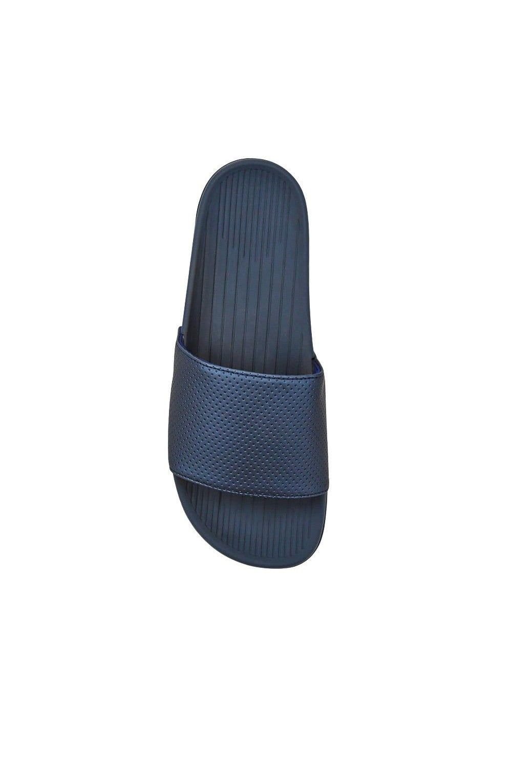 Pavers Pavers Men's Cushioned Slides in Navy - 4