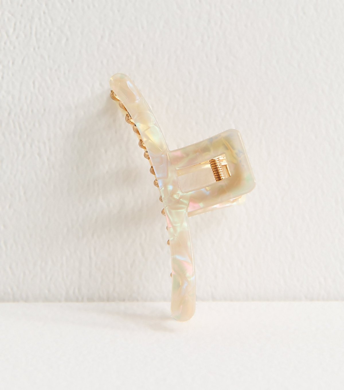 New Look Cream Iridescent Claw Clip New Look - 2