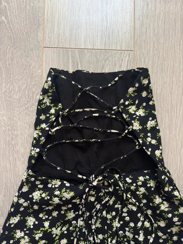 Urban Outfitters Urban outfitters Kiss the Sky lace up mini dress