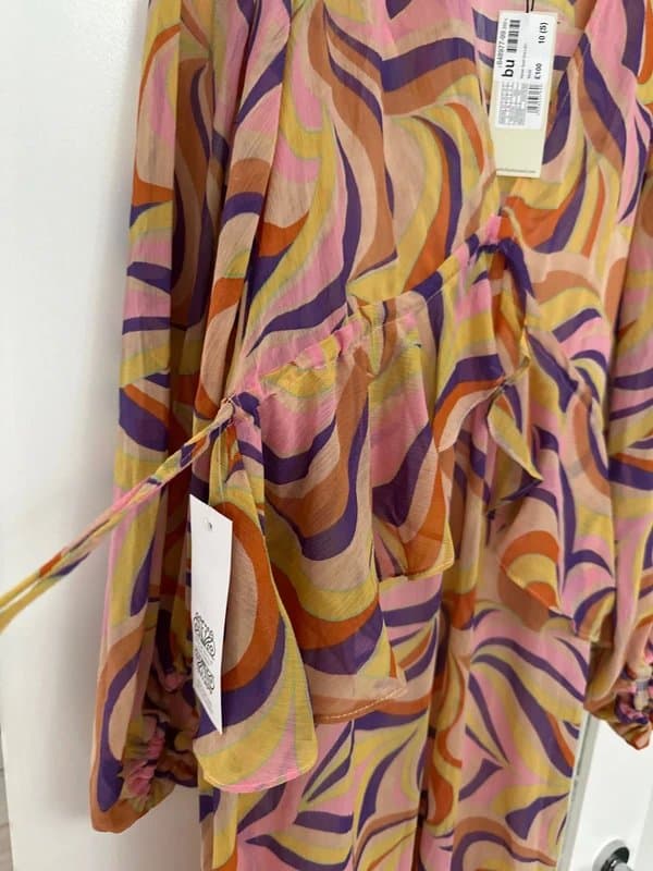 Never Fully Dressed Chiffon feel maxi dress