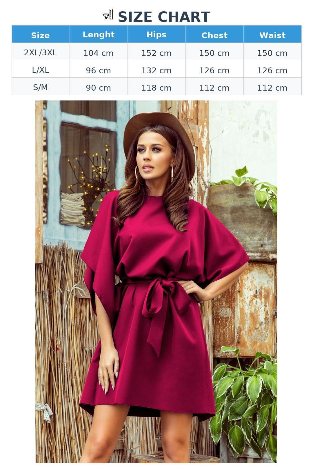 Love Lace Love Lace Women's Butterfly Belted Daydress in Burgundy - 4