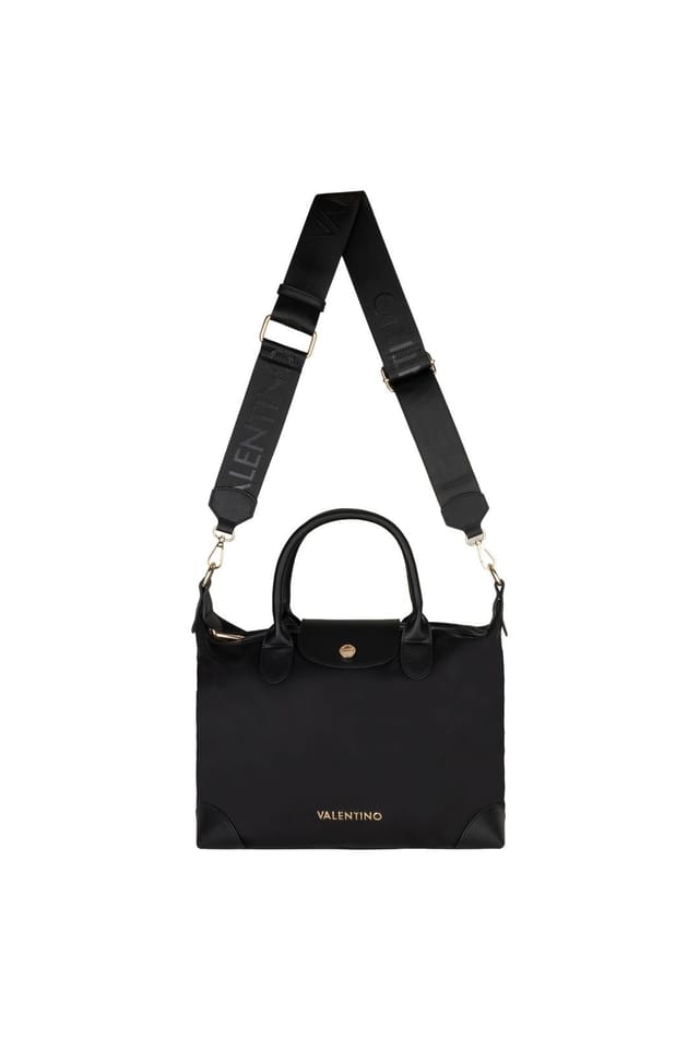 Valentino Valentino Women's Jenny Nylon Tote with Zip Bag Black - 2
