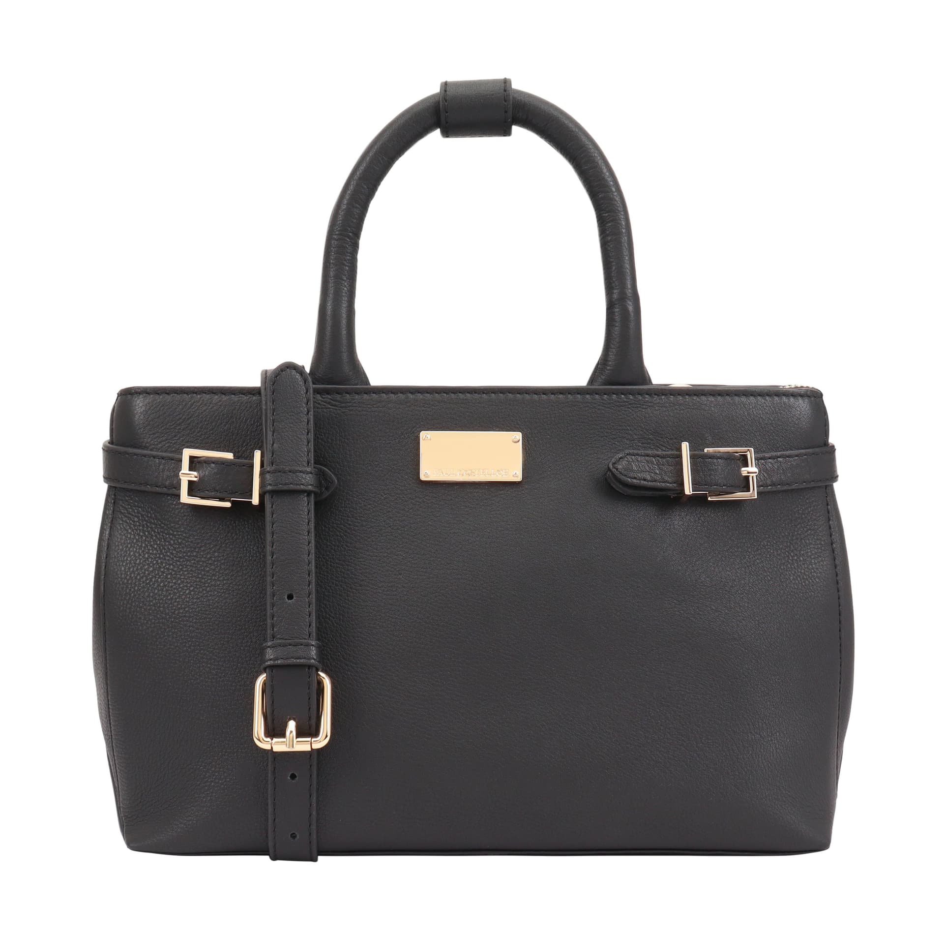 Paul Costelloe Paul Costelloe Women's Arie Leather Multiway Bag in Jet Black