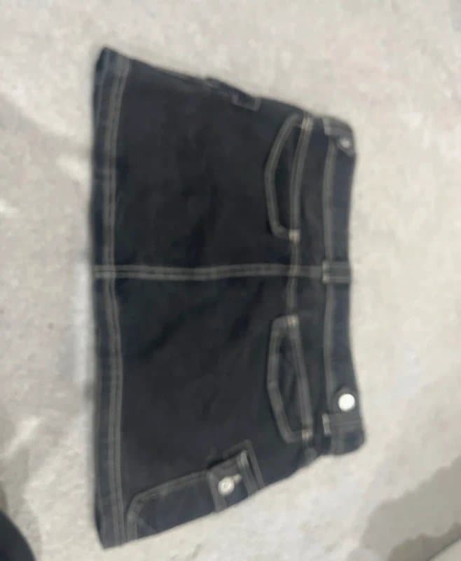 Bershka Bershka mini denim skirt.