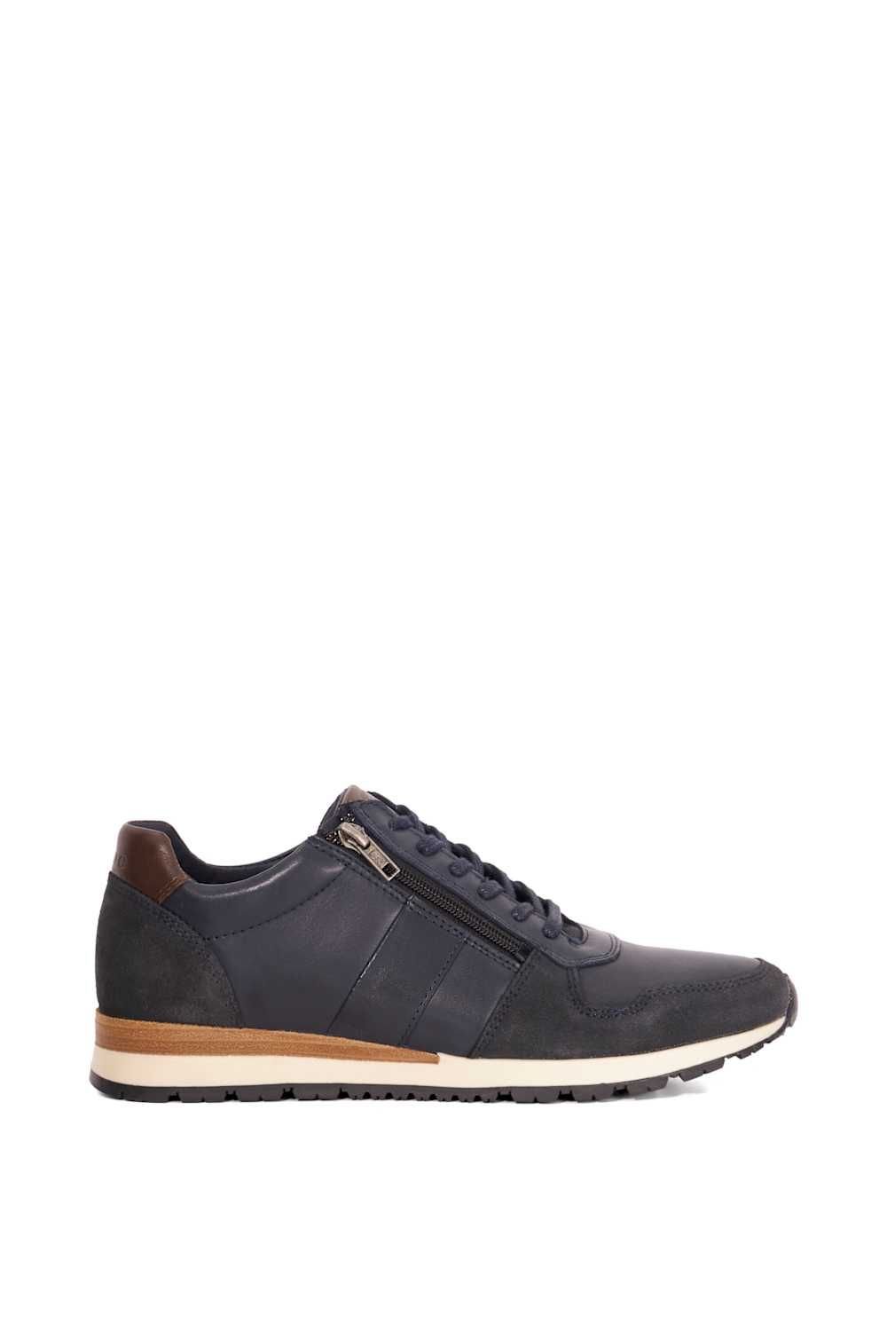 Dune London Dune London Men's Wide Fit 'Thame' Leather in Blue - 2