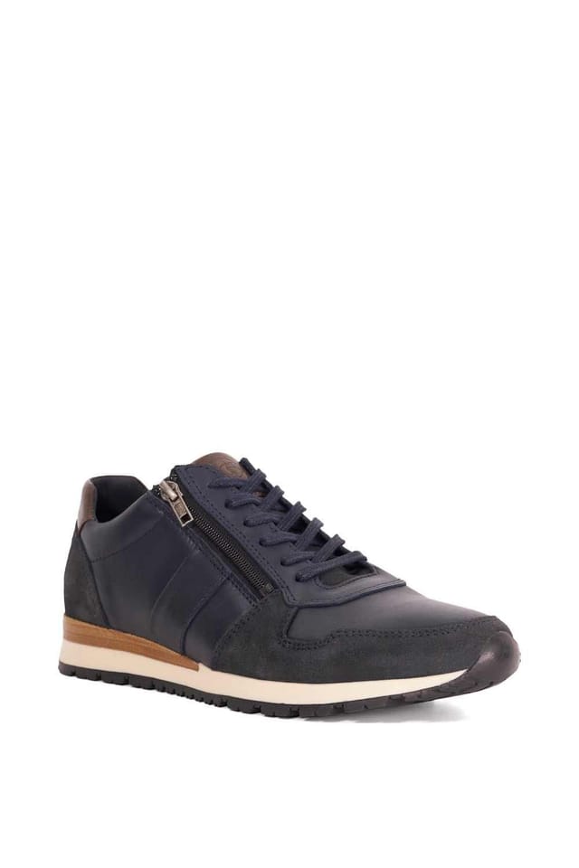 Dune London Dune London Men's Wide Fit 'Thame' Leather in Blue - 2
