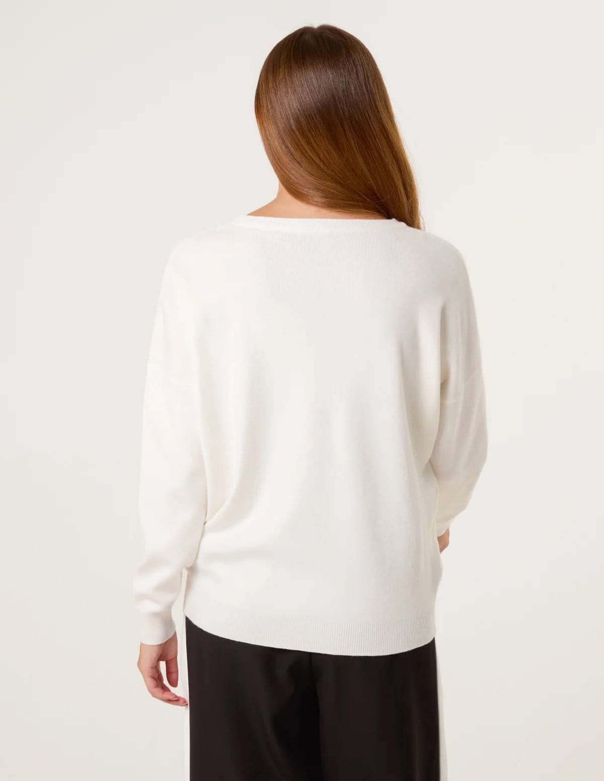 Blue Vanilla Plain Crew Neck Jumper - 4
