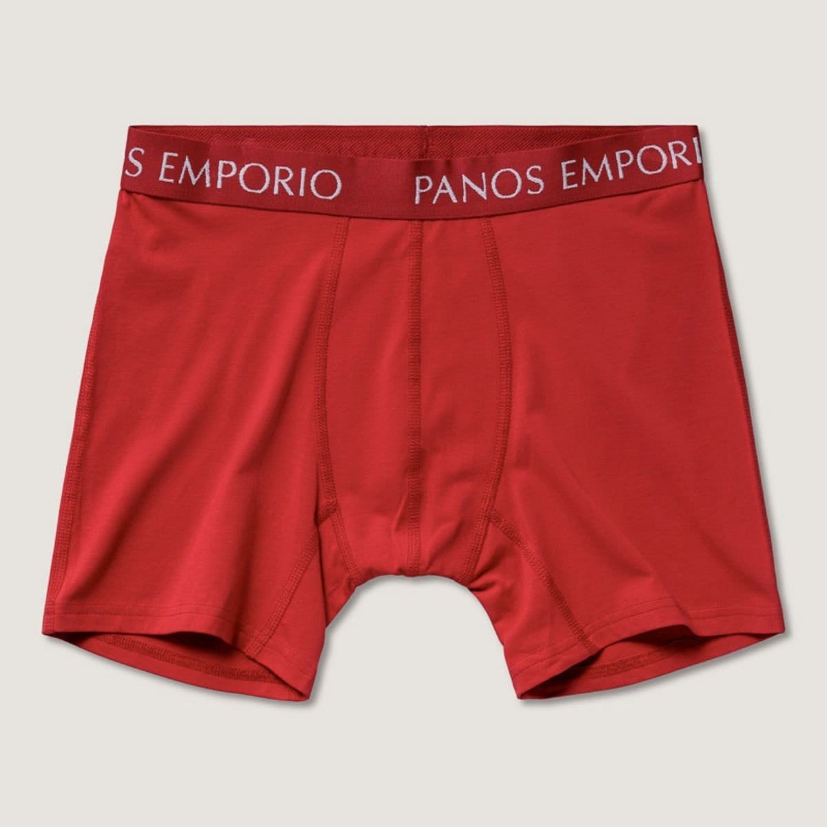 Panos Emporio Panos Emporio Men's Three pack base bamboo boxer in blue & red with elastic waist - 4