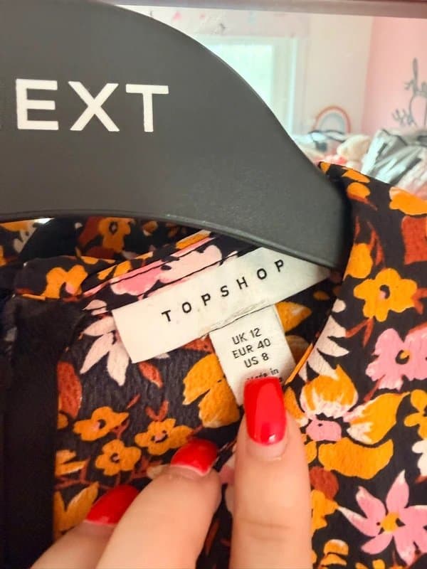 Topshop Floral Dress