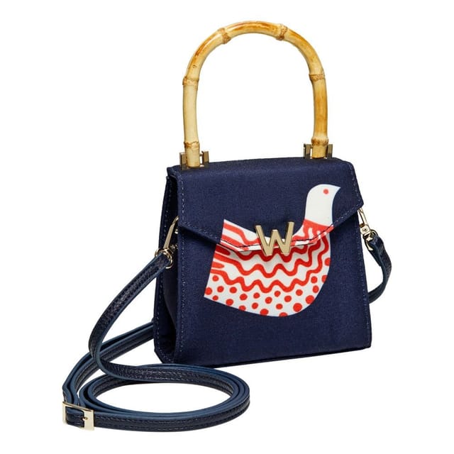Wolf WOLF Women's Evie Small Bag in Dark Navy - 3