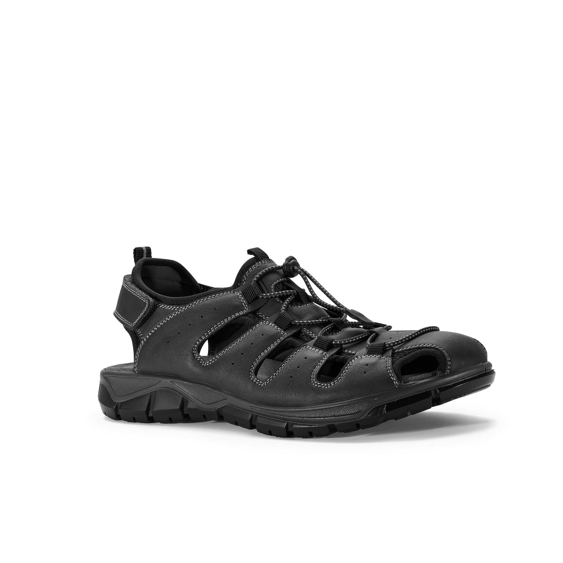 Clarks Clarks Men's Napoli Fish Black Fisherman Sandals - 4