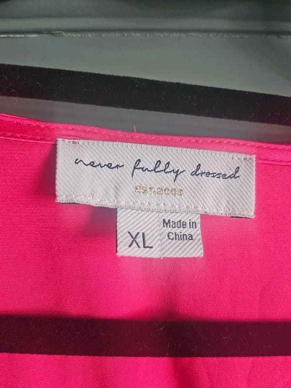 Never Fully Dressed Never Fully Dresses Wrap Dress Pink | Size XL 16-18 | Beautiful Piece