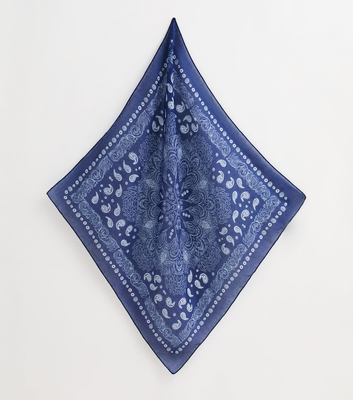 New Look Blue Paisley Print Headscarf New Look