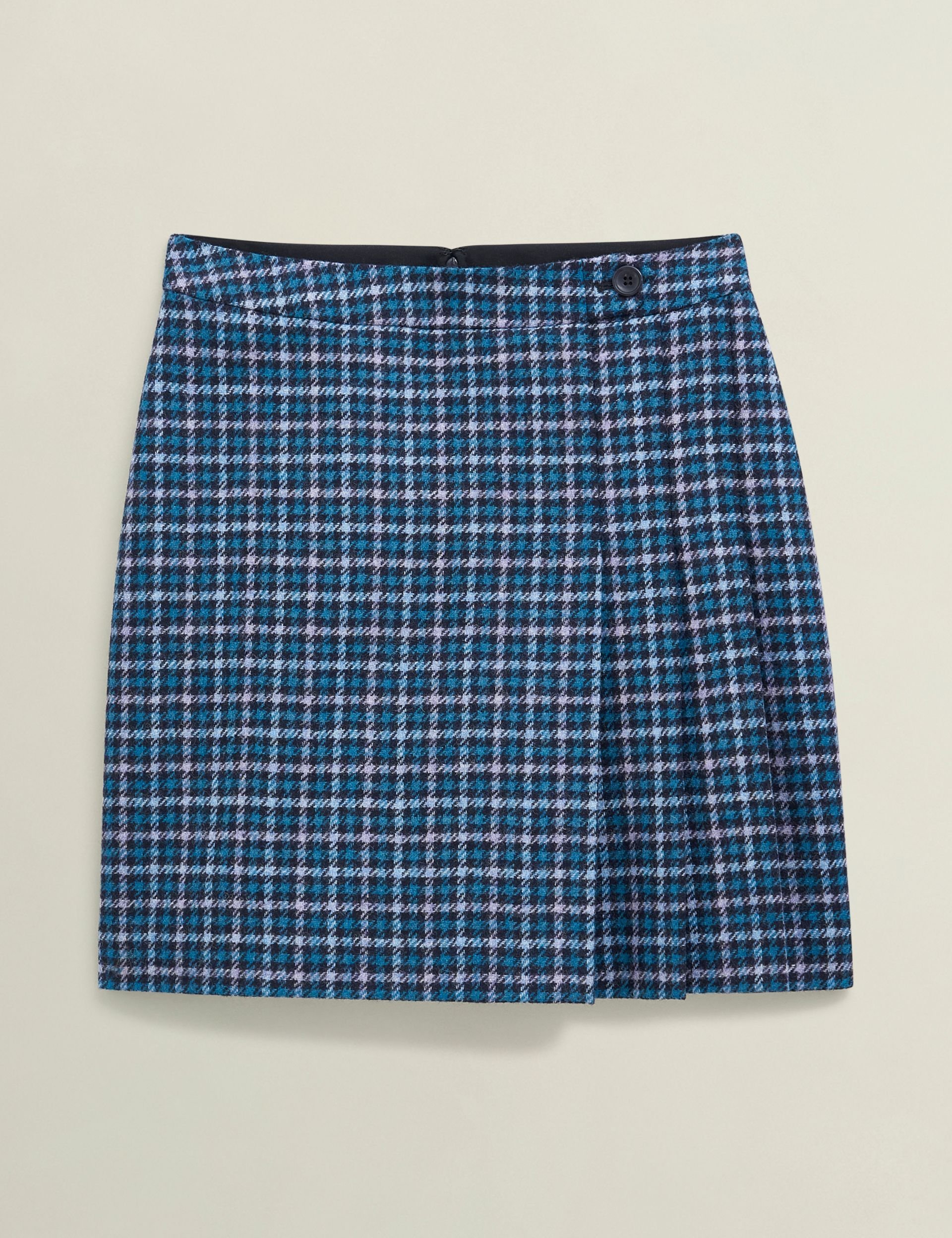 Hobbs London Hobbs London Women's Molly Kilt Skirt in Mid Blue - 2